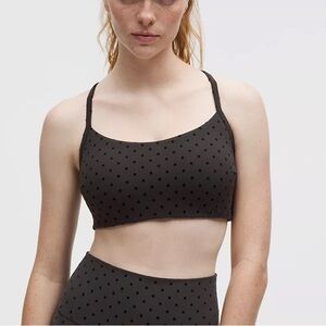 lululemon athletica Black Polka Dot Bra c/d cup size - size L
